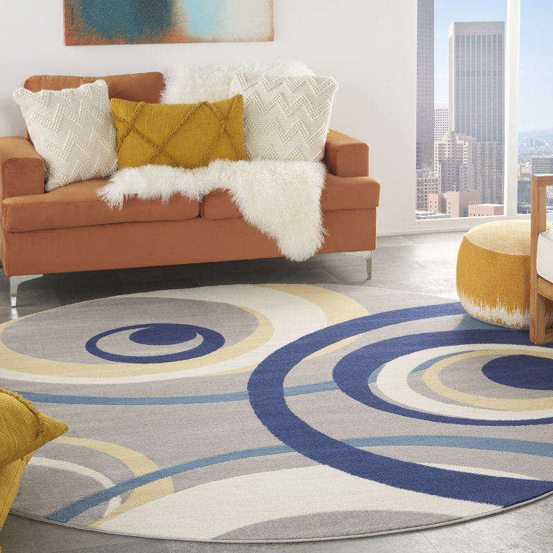 Zakirah Indoor Rug, Round 8'