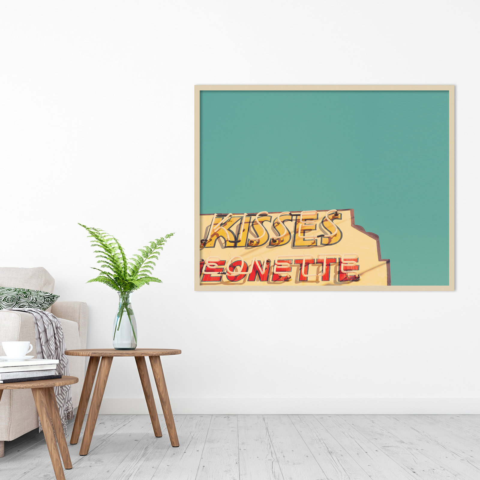 Kisses Photo Print by Robert Cadloff, 34.25" H x 43.25" W x 0.88" D, Brown