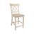 Delfreda Solid Wood Counter Stool