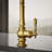 Artifacts Pull Down Single Handle Kitchen Faucet-62764377