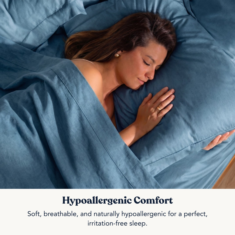 Perecale Bedding 100% Organic Cotton Percale Flat Sheet, 400 Thread Count GOTS Certified, Smooth & Moisture-Wicking