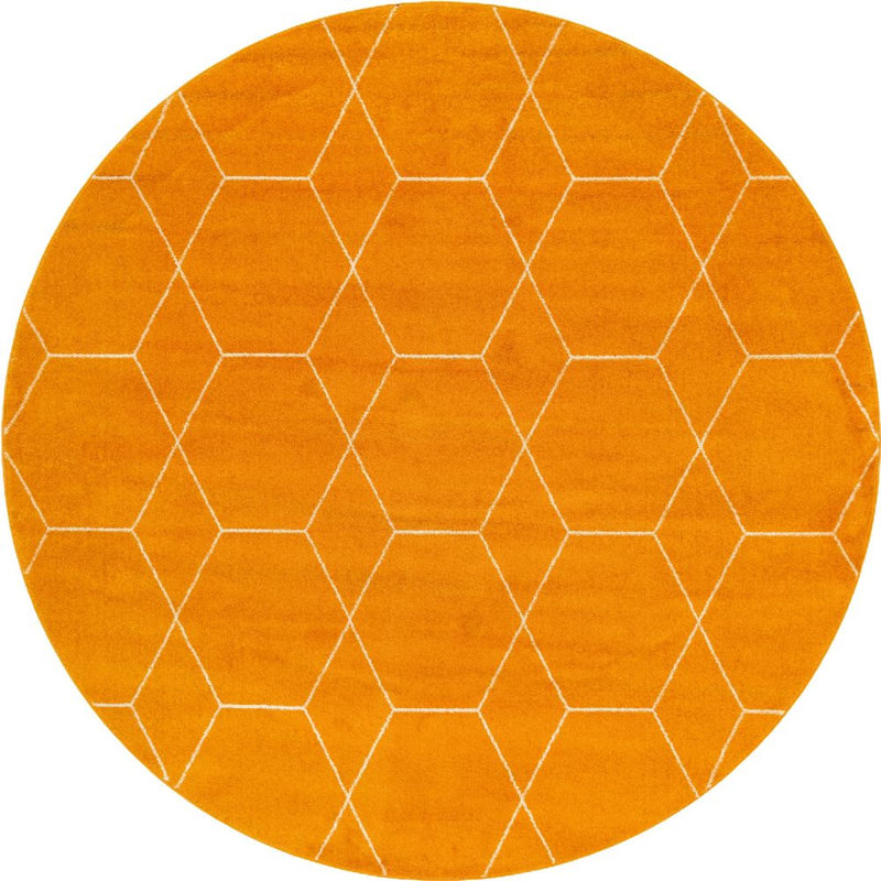 Mariam Geometric Indoor Rug, Round 8'