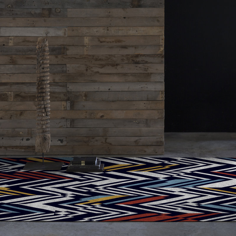 Brixham Striped Area Rug, Rectangular 160 x 230 cm