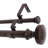 Muncy Adjustable Double Curtain Pole-595841444-595841445