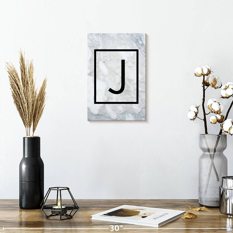 J, 12" H x 8" W