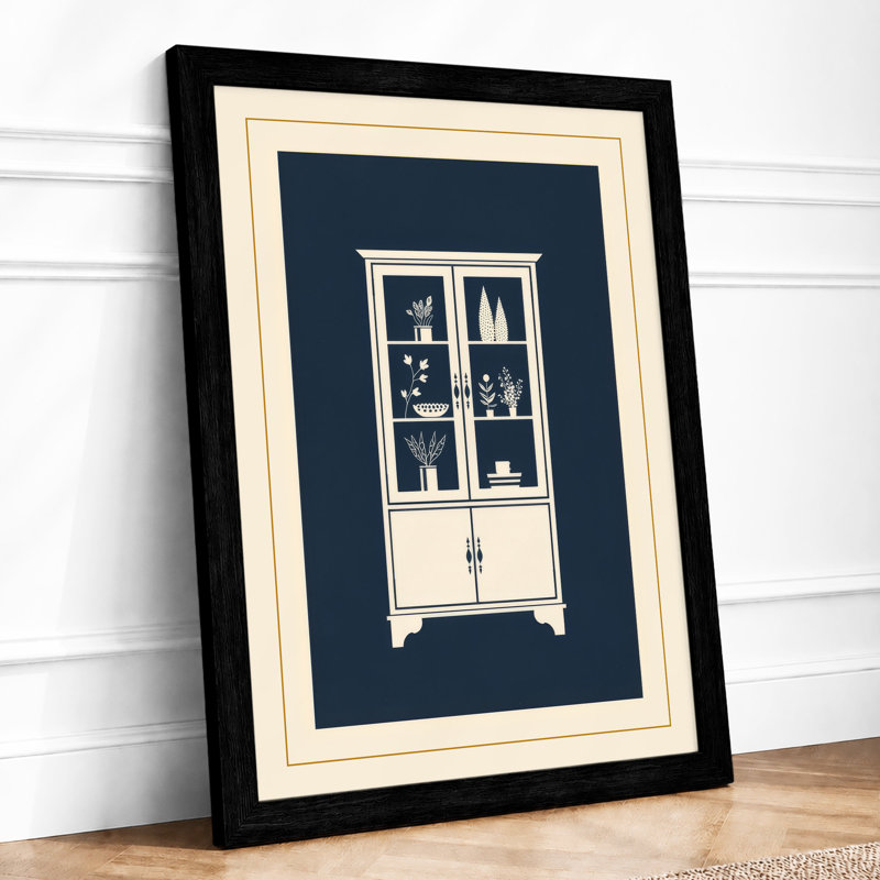 Cabinet Of Treasures Art Deco - Print, A1 - 84.1 x 59.4 cm, Black