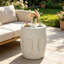 Miraflores Round Outdoor Side Table , 34cm cm W 34cm cm D