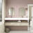 Alysa 71" Wall-Mounted Double Bathroom Vanity Set-71095533