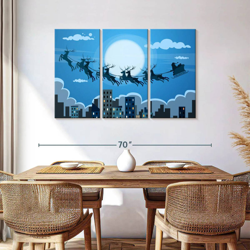 Lelend Christmas Silhouette, 36" H x 57" W