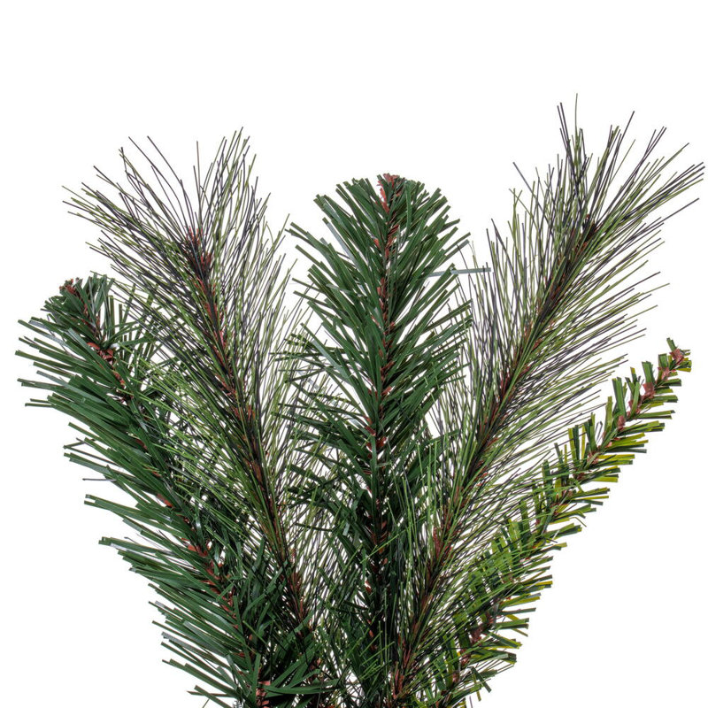 Vickerman 9' x 18" Brighton Pine Artificial Garland with 300 PE/PVC Tips.