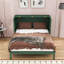 Grand lit escamotable en bois avec tiroirs de rangement-129911356