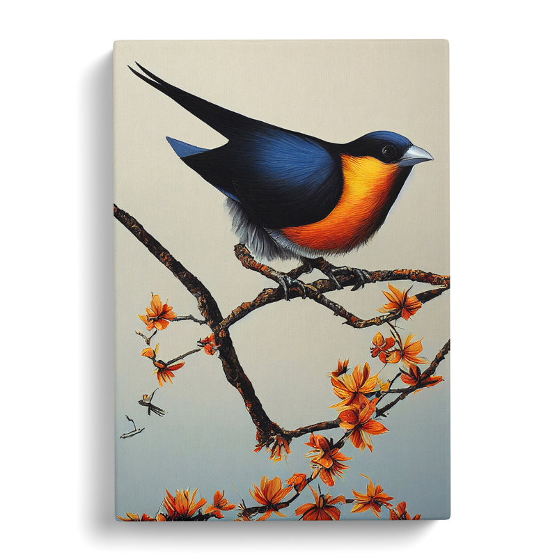 Beauty of the Bird - Wall Art, 50cm H x 35cm W x 3cm D, Wrapped Canvas