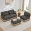 Canapés profonds modulaires Chenille Leopard Modern Living Home