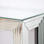 2 - Piece Living Room Table Set Console Table and Mirrored Wall Clock
