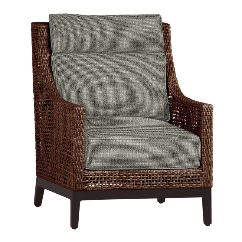 Flâneuse tissée en péninsule - acajou / châtaignier, Acajou / châtaignier, Welt + bourre standard, Intermix écorce