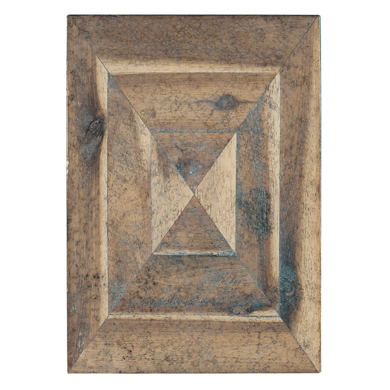 St. Armand Chairside Table, Light Brown/Bronze