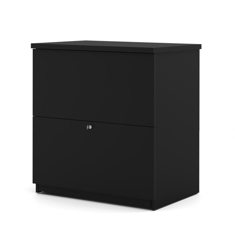 Pasiak 28.4'' Wide 2 -Drawer File Cabinet, Black