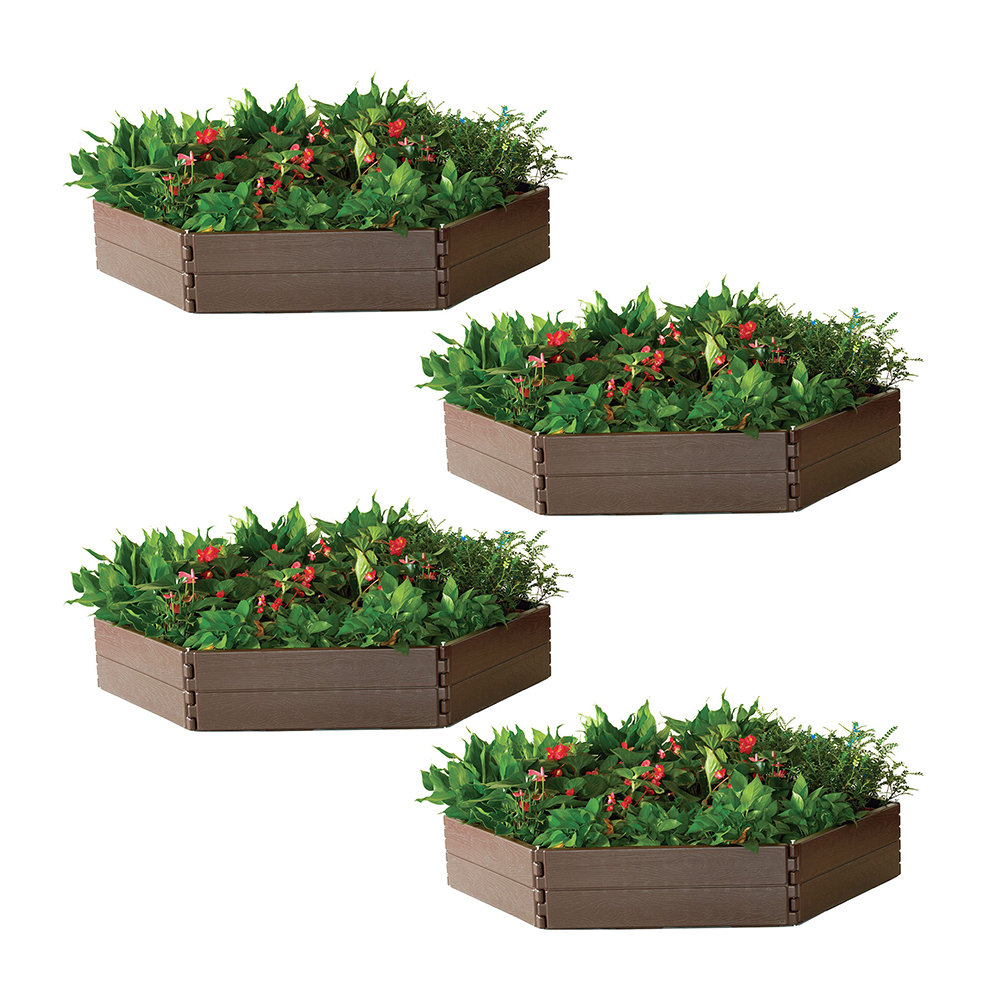 Pacome Raised Garden Bed (Set of 4) Arlmont & Co.