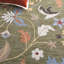Tapis floral en coton touffeté à la main Jardin en vert / bleu-109480378