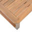 Table de patio d'extérieur en bois