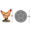 Statue de poule henrietta