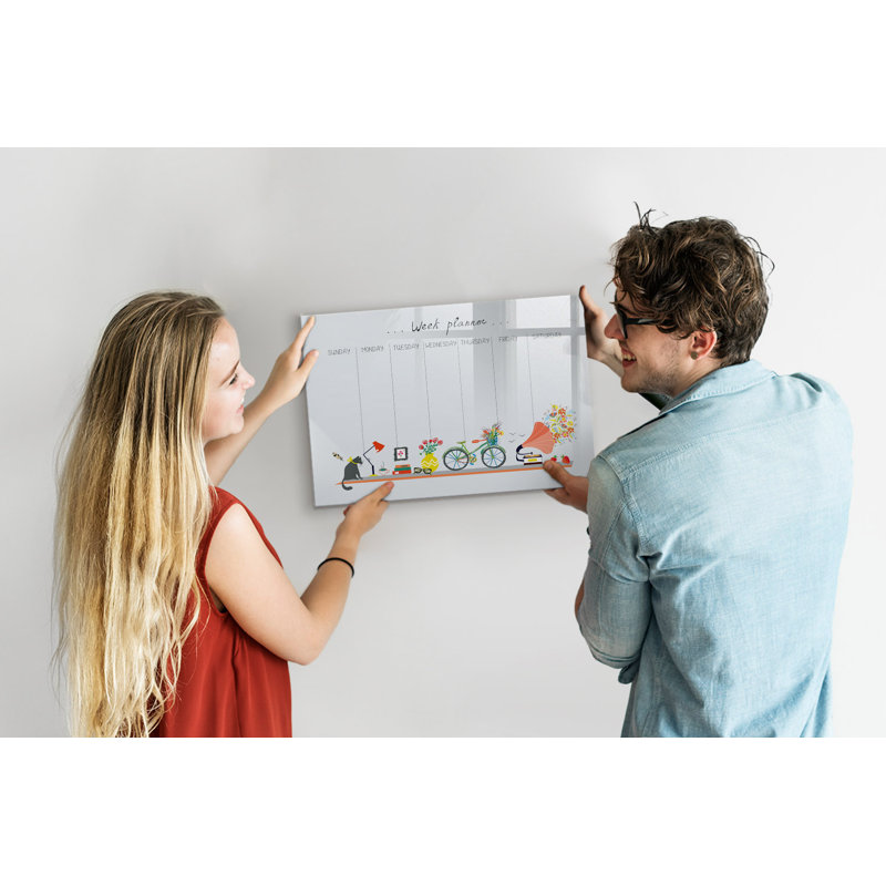 Magnetic Glass Dry Erase Board