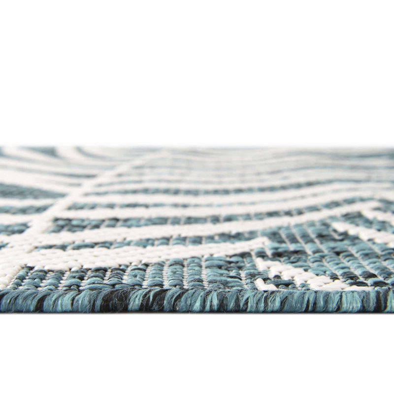 Outdoor Kona Area Rug Grass Color, Round 4'