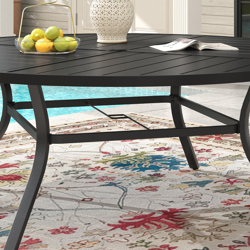 Ensemble repas d'extérieur pour 8 personnes avec chaises pivotantes 8 personnes, Noir/gris anthracite