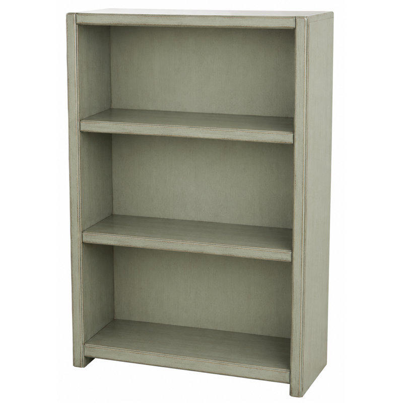 McKaylah Bookcase, European Light Blue, (2 Shelf) 48” H x 32” W x 13” D