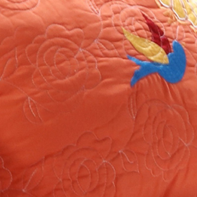 King Size Multicolor Embroidered Cotton Polyester Pillow Sham