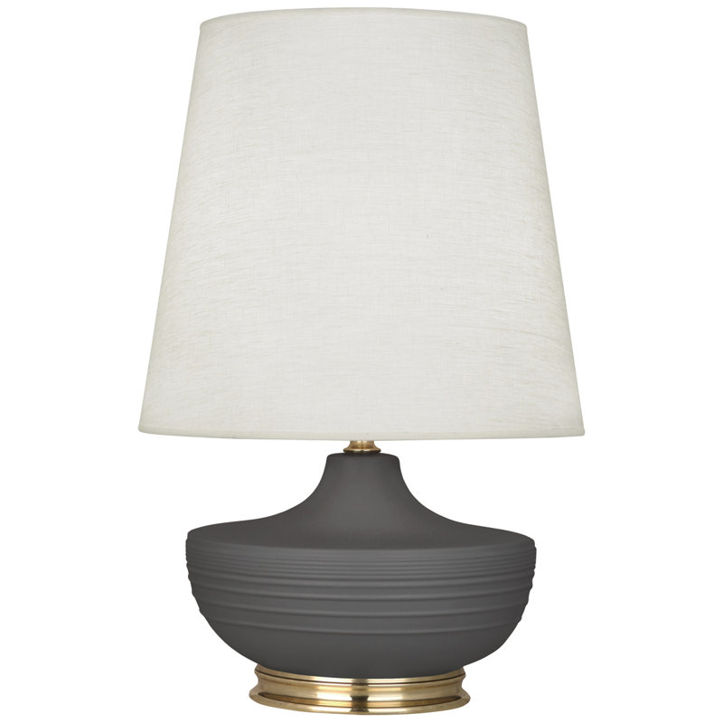 Nolan Table Lamp, Modern Brass/Matte Ash