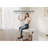 Odbert Tempered Glass Top Height Adjustable Standing Desk, Computer Desk with Drawer and USB Charge-1006698345-1008077183
