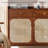 Modern Versatile Rattan Solid Wood Bookcase