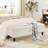 Delshawn Linen Upholstered Storage Bench-1615045306