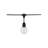 Kelvina Indoor / Outdoor 12 - Bulb 288 in. Plug-in LED Globe String Light