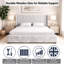 Premium Plush Bed Frame – Elegant Padded Bed with 48” Statement Headboard, Solid Wooden Bed – Contemporary Designer Finish-730740198-729956831