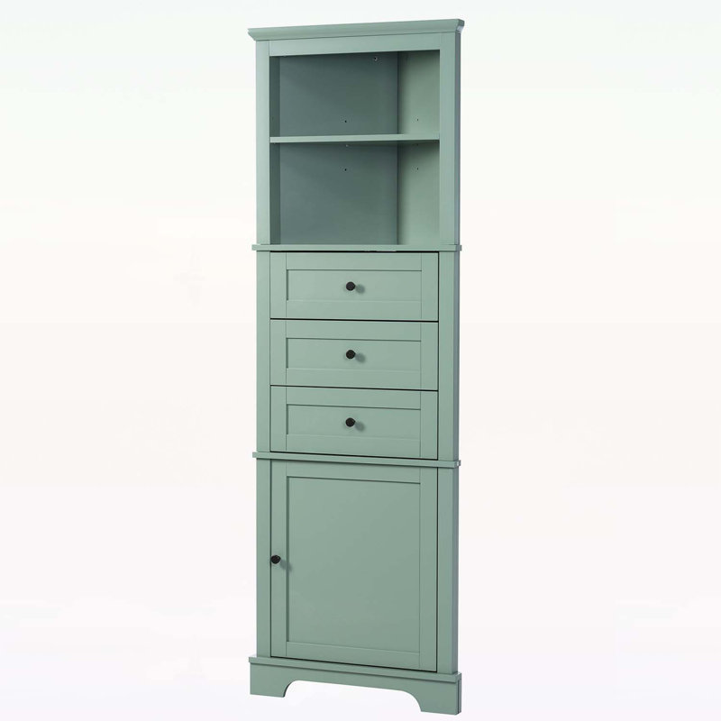 Versatile Multi-functional Cabinet for Every Room, Enhancing Storage and Style, Green