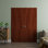 Portes coulissantes doubles pour garde-robe coulissante - ESSENTIEL 8001 - Ensemble de quincaillerie de moulures à moulures robustes - Portes de garde-robe de chambre en bois massif