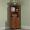Classic Solid Wood Triangular Corner Bookcase