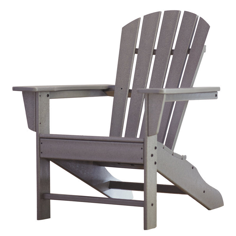 POLYWOOD Palm Coast Adirondack, Slate Gray