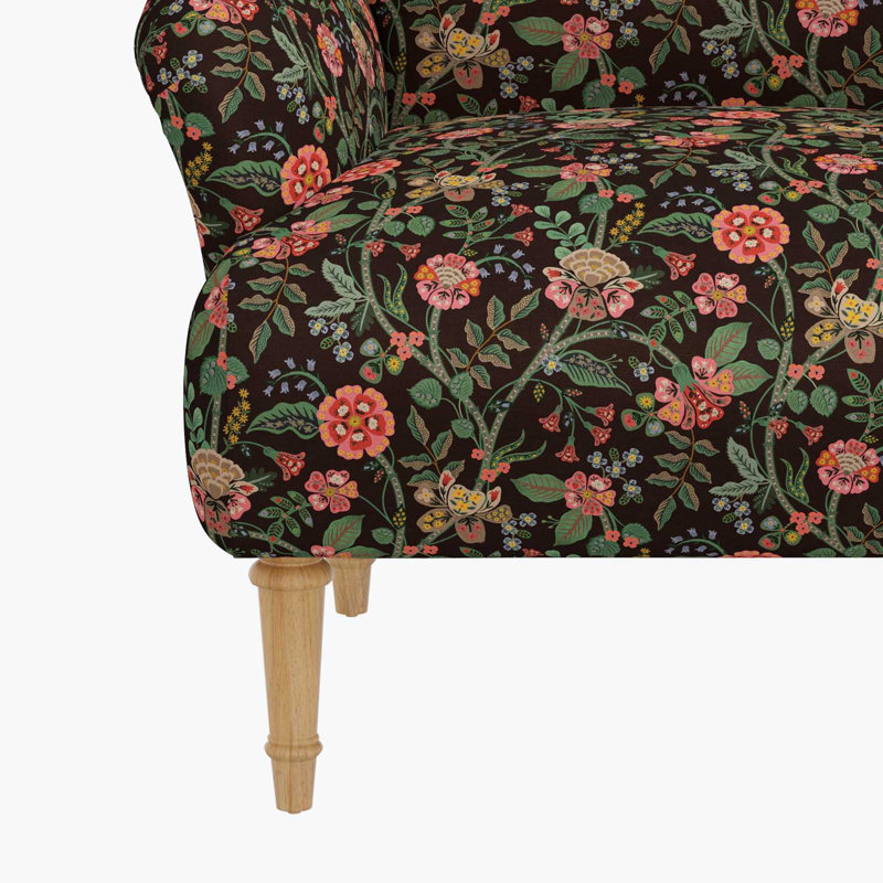 Bristol Armchair In Gracie Cocoa, Gracie Cocoa, Natural