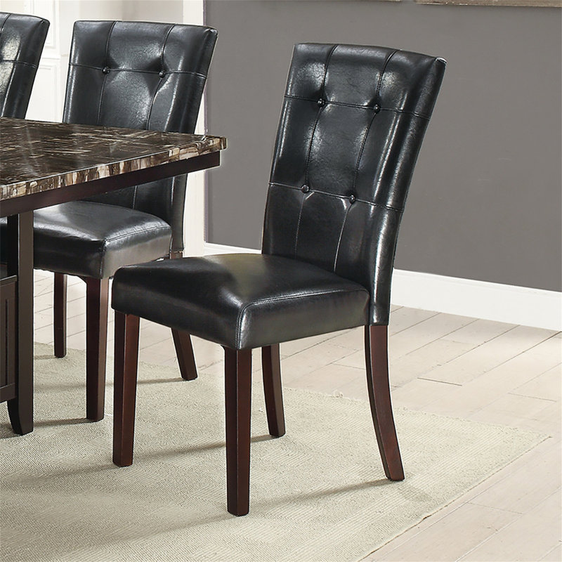 Ensemble de chaises de salle à manger en similicuir