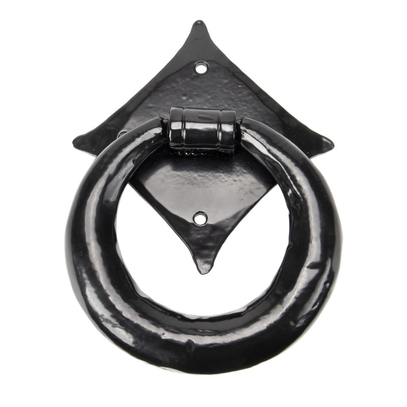 Ring Door Knocker, Black
