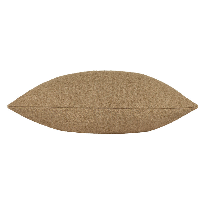 Rectangular Lumbar Cushion, Toffee, Polyester