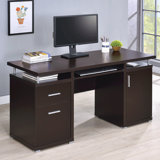 Computer Desk With 2 Drawers And Cabinet