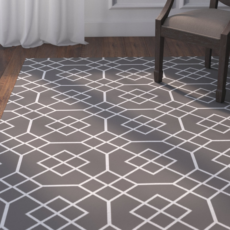 Packard Wool Geometric Indoor Rug, Rectangle 3'6" x 5'6"