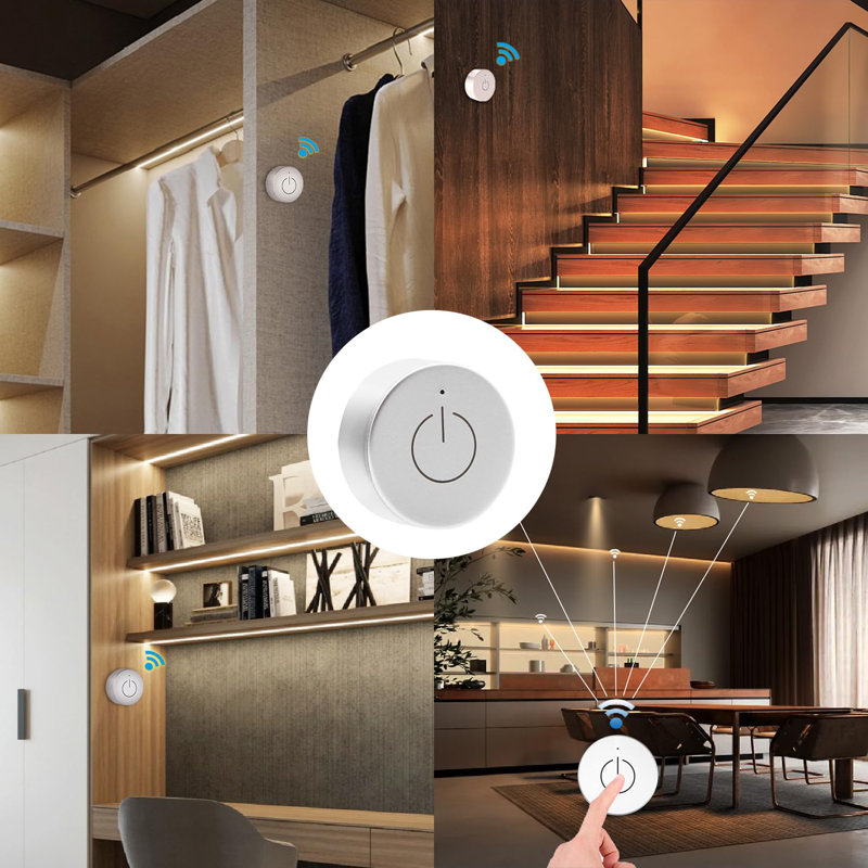 Wireless Touch Dimmer, Silver