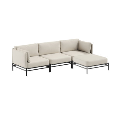 Andy Sofa 3 Seater + Pouf