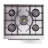 ILVE Nostalgie II Series 30 inch Dual Fuel Range with 5 Sealed Burners (Glass Door)-99299009-99298976