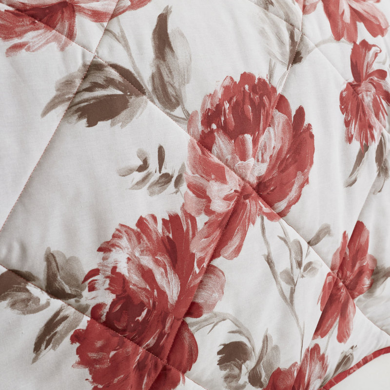 Painted Floral Bedspread